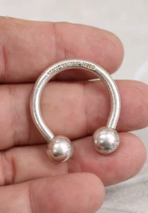 Tiffany & Co. 925 Silver Horse Shoe U Shaped Keychain Key Ring Key Holder - Picture 1 of 3