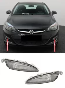 PAIR / SET FRONT TURN INDICATOR LIGHTS FOR OPEL ASTRA J 2013-2015 5 DOORS - Picture 1 of 13