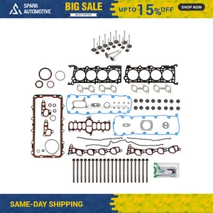Full Gasket Set Intake Exhaust Valves Fit 07/21/97-99 Ford E, F Series 5.4 - Bild 1 von 12