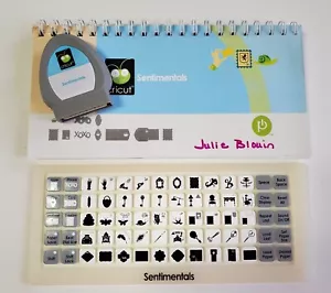 Cricut Cartridge SENTIMENTALS Shapes Layers Phrases Shadows Tag Card Envelope - Picture 1 of 3