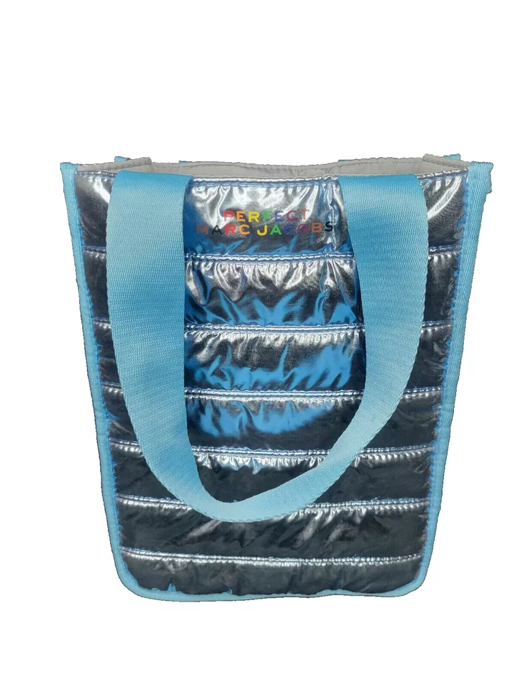 Bolso de Mano Pequeño Marc Jacobs Pride Perfect Puffer Y2K Metálico Eléctrico Azul Foto 1 de 1