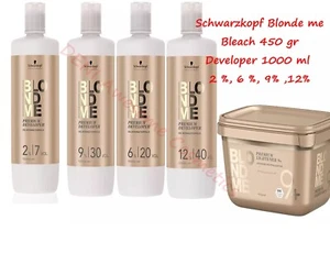 Schwarzkopf BLONDE ME Premium Lift 9+ 450gr / Developer 1000 ml- quick dispatch - Picture 1 of 8