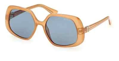 Guess GU7862 59V 橙色透明塑料太阳镜框 56-18-140 — 第 1/3 张图片