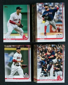 2019 Topps BOSTON RED SOX 42 Card Team Set ~ Series 1 & 2 w/Update - Picture 1 of 7