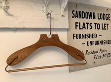 ~ Dapper Vintage Francese RARO in legno vestiti appendiabiti da ~ Industrial Brocante Decor ~