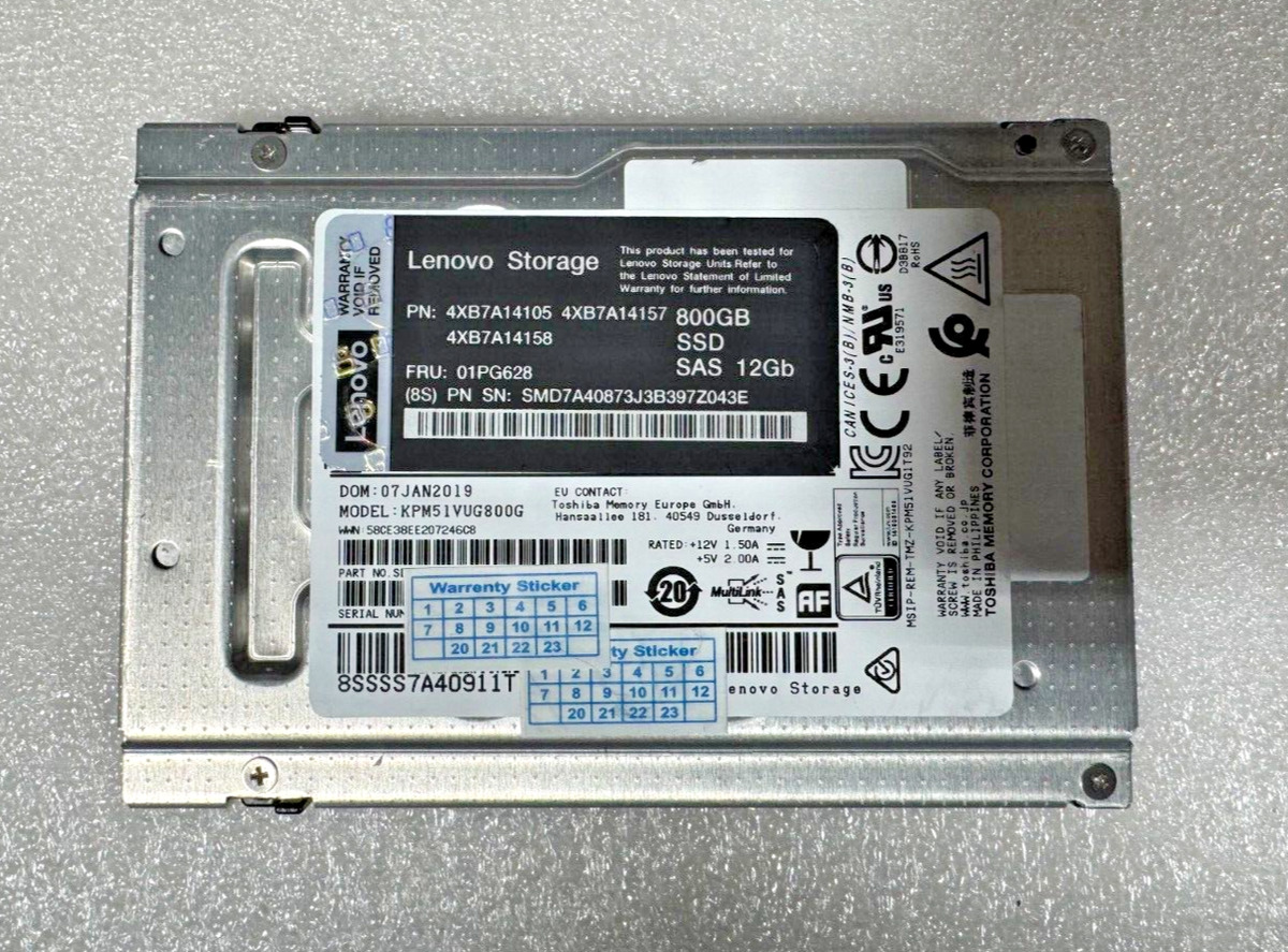 Lenovo Solid State Drives 800 GB Storage Capacity for sale Lenovo Solid State Drives 800 GB Storage Capacity for sale
