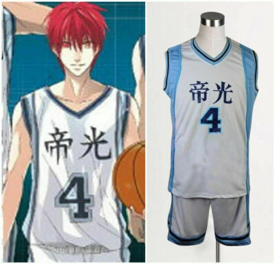 NUEVA Camiseta de Baloncesto Kuroko's Kuroko no basuke Teikou Escuela Secundaria S-2XL Foto 1 de 4