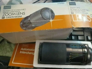 Sears Canon Mount 80mm-200mm 4.0 macro/one touch lens in box - Picture 1 of 4