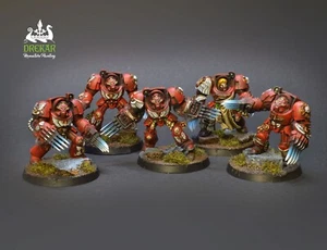Blood Angels Terminator Assault Squad ** COMMISSIONE ** dipinto - Foto 1 di 4