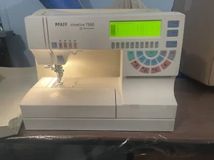 Pfaff Creative 7550 Embroidery And Sewing Machine with Accessories. - Picture 1 of 10