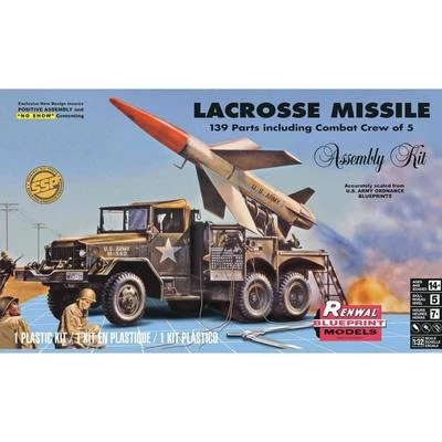 2016 revell 85-7824 1/32 míssil lacrosse com figos de tripulação de caminhão kit modelo plástico - Imagem 1 de 3