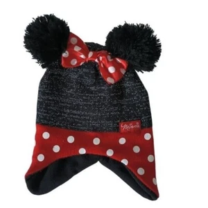 Disney Kinder Minnie Mouse Polka Dot Beanie Wintermütze - Bild 1 von 6