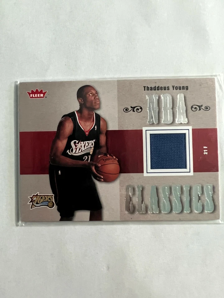A102,108 - 2007-08 Fleer NBA Classics Jersey #TTTY Thaddeus Young - Image 1 of 1