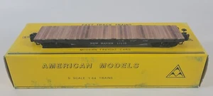 S-Gauge American Models 6012 New Haven Flat Car - Nuovo con scatola - Foto 1 di 11