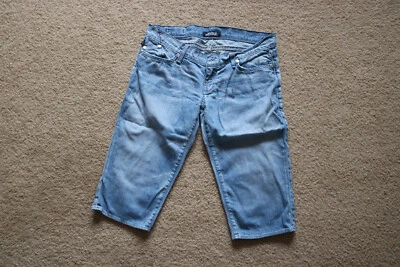 Pantalones de mezclilla para mujer Rock & Republic Capri Pixi recortados azules talla 29 Foto 1 de 4