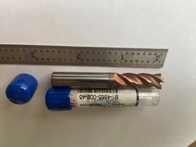 NEW Arch 3/8 .375"D 1"LOC 2"OAL Carbide Square Endmill TiAlN Coated 4 Flute - Image 1 of 2