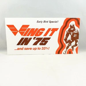 1974 1975 Philadelphia Wings National Lacrosse League NLL Advertisement Spectrum - Picture 1 of 4