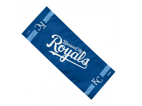 Kansas City Royals Wincraft Blue White Logo Official Cooling Towel 12" x 30" Cover