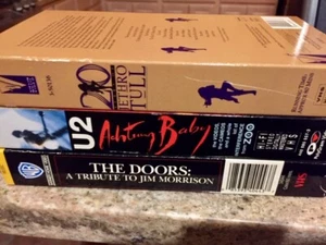 3 Vintage Videos: The Doors Tribute to Morrison, U2 Achtung Baby, 20 Jethro Tull - Picture 1 of 4