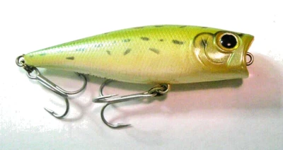 Lucky Craft S8 Super Eight Popper, Topwater, Oberfächenköder, 7,5 cm, Floating - Bild 1 von 4