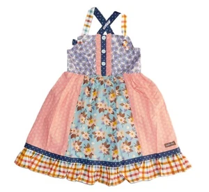 NWT MATILDA JANE size 6 AUTUMN SKY SERENADE KNOT DRESS - Picture 1 of 5