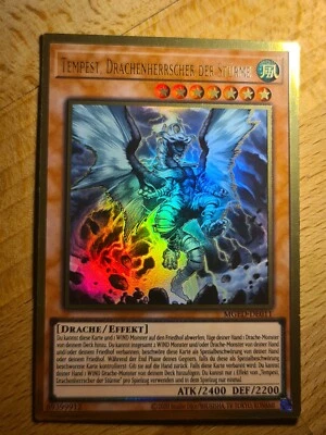 Tempest, Dragon Ruler of Storms●YUGIOH●MGED●PREMIUM GOLD RARE●GERMAN●NM #07135 - Image 1 of 2