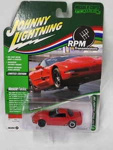 Johnny Light 1:64 Die Cast 2001 Chevrolet Corvette Z06 RPM Getriebe rot - Bild 1 von 1