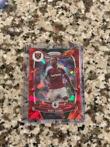 2022 Panini Prizm Premier League RED Ice SSP Kurt Zouma West Ham United - Picture 1 of 1