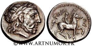 ROYAUME DE MACÉDOINE - PHILIPPE II, TÉTRADRACHME - Imagen 1 de 1