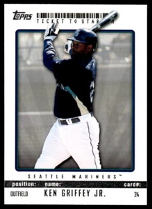 2009 Topps Ticket to Stardom #24 Ken Griffey Jr. BASEBALL Seattle Mariners - Picture 1 of 2