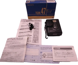 Sony TCM-47 Cassette-Corder. Portable Cassette Recorder / Player. - Picture 1 of 3