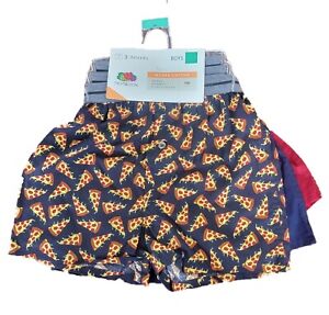 Fruit Of The Loom 3 Pack Boy's Woven Boxer Shorts - Fast S&H
