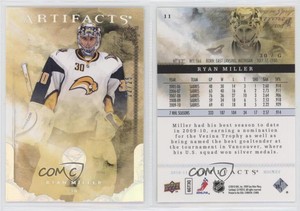 2010-11 Upper Deck Artifacts Silver /25 Ryan Miller #11