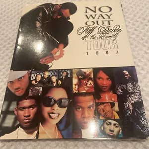 PUFF DADDY & THE FAMILY NO WAY OUT TOUR BOOK 1997 NOTORIOUS BIG JAY-Z DIDDY RARE - Picture 1 of 6