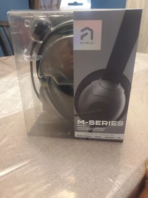 Atrix M-Series Gaming Headset for Playstation XBOX Switch PC - NEW SEALED!!! - Image 1 of 4