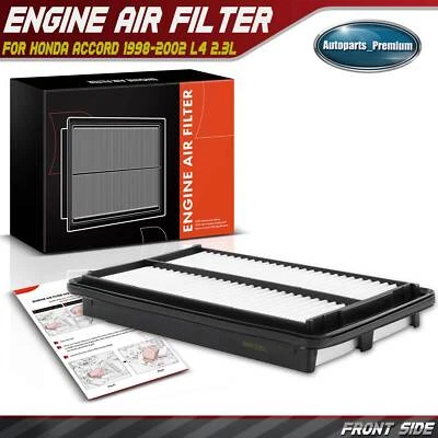 Filtro de ar do motor dianteiro para Honda Accord 1998 1999 2000 2001 2002 GAS L4 2.3L - Imagem 1 de 4