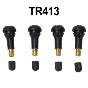 4X TR413 Hochwertiges Reifenventil mit Zuverl?ssigem Gummi D??senverschluss - Bild 1 von 12