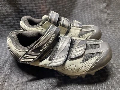 Zapatos de ciclismo Specialized Body Geometry para mujer US 7 EU 38 negro gris Foto 1 de 4