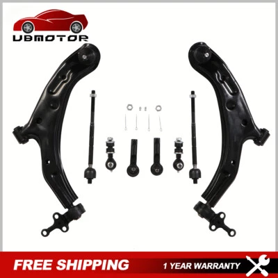 Kit de suspensión de brazos de control inferiores delanteros de 8 piezas para Nissan Sentra 2001-2006 Foto 1 de 4
