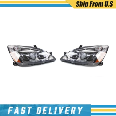 Conjunto de faro izquierdo derecho 2 X TYC para Honda Accord 2003-2007 _XJ Foto 1 de 4