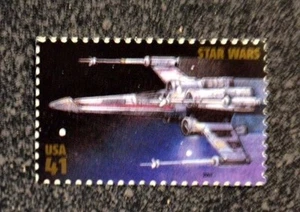 2007USA #4143m 41c Star Wars - X-Wing Starfighter Single Stamp - Mint NH - Picture 1 of 2
