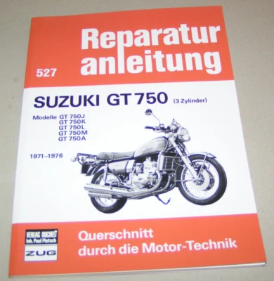 Manual de Reparación/Manual - Suzuki GT 750 Búfalo Agua - Año Fabricación Desde - Imagen 1 de 2