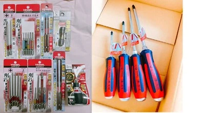 Vessel ANEX 12 product set Megadora 930 JIS Screwdriver Bit Ratchet Starby JAPAN - Image 1 of 4