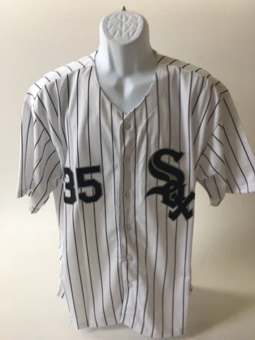 Frank Thomas # 35 Chicago White Sox MLB Baseball Jersey Size Large Cover