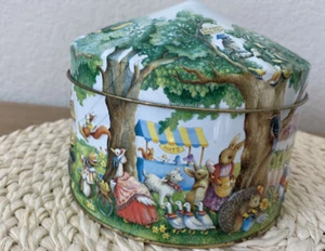 Vintage Churchill's of London “Woodland Fair” Collectible  Tin Made in England - Picture 1 of 10