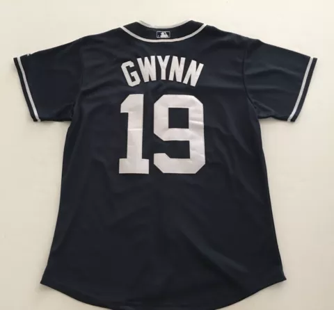 Tony Gwynn San Diego Padres #19 Majestic Cool Base Stitched Jersey Medium Cover