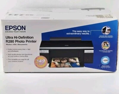 Epson Stylus Photo R280 Color Inkjet Printer Brand New Sealed in Box - Image 1 of 4