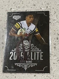 Signed Waqa Blake Penrith Panthers 2016 Elite Rugby League Nrl Trading Card