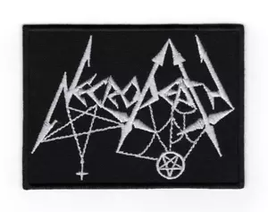 Necrodeath Embroidered Sew-on Patch | Italian Black Death Thrash Metal Band Logo - Picture 1 of 1