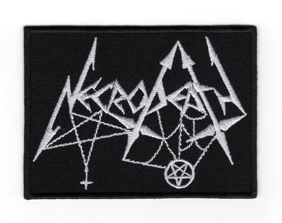 Necrodeath Embroidered Sew-on Patch | Italian Black Death Thrash Metal Band Logo - Image 1 of 1